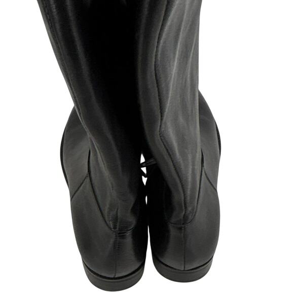 Ralph Lauren Black Leather Riding Boots 9B - Picture 3 of 6